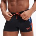 Pantaloni scurți de baie Speedo ECO END+ Splice pentru bărbați, negru/portocaliu 10
