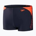 Speedo Hyper Boom Logo Splice slip de înot pentru copii navy/orange 5