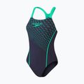 Costum de baie Speedo Medley Logo 1 Piece pentru femei navy/green 4