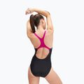 Speedo Medley Logo 1 Piece costum de baie pentru femei negru/violet 6