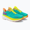 Pantofi de alergare pentru bărbați HOKA Clifton 9 verde 1127895-CEPR 4
