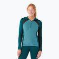 Bluză termoactivă pentru femei Smartwool Merino Baselayer 1/2 Zip Boxed cascade green heather