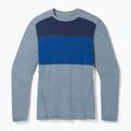 Longsleeve termoactiv pentru bărbați Smartwool Thermal Merino Baselayer Colorblock Crew Boxed pewter blue 3