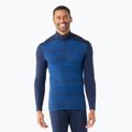 Longsleeve termoactiv pentru bărbați Smartwool Merino 250 Baselayer 1/4 Zip Boxed deep navy color shift