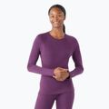 Bluză termică pentru femei Smartwool Merino 250 Baselayer Crew Boxed purple iris heather