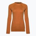 Bluză termică pentru femei Smartwool Merino 250 Baselayer Crew Boxed marmalade heather 3