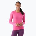 Tricou termic Smartwool Merino 250 Baselayer Crew pentru femei, în cutie, de culoare roz de putere