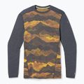 Bluză termică pentru bărbați Smartwool Merino 250 Baselayer Crew Boxed charcoal mtn scape 6