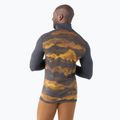 Longsleeve termoactiv pentru bărbați Smartwool Merino 250 Baselayer 1/4 Zip Boxed charcoal mtn scape 2