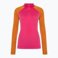 Longsleeve termoactiv pentru femei Smartwool Classic Thermal Merino Baselayer 1/4 Zip Boxed power pink 3