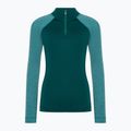 Bluză termică pentru femei Smartwool Classic Thermal Merino Baselayer 1/4 Zip Boxed emerald 3