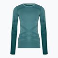 Bluză termică pentru femei Smartwool Intraknit Thermal Merino Baselayer Pattern Crew cascade 3