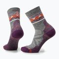 Șosete pentru femei Smartwool Hike Light Cushion Zig Zag Valley Mid Crew ash/charcoal