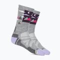 Șosete de trekking pentru femei Smartwool Hike Full Cushion Alpine Perch Crew light gray