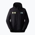 Hanorac de trekking pentru bărbați The North Face Tekno Logo Hoodie negru/sun sprite 5