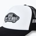 Șapcă pentru bărbați Vans Classic Patch Curved Bill Trucker black/white 4