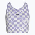 Top pentru femei Vans Longline Racerback Bralette Floral checkerboard/sweet lavender