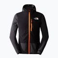 Jachetă bărbătească The North Face Dawn Turn Hybrid Ventrix Midlayer pentru bărbați, gri stalin/negru/portocaliu șocant 5