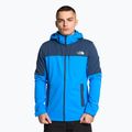 Jachetă softshell pentru bărbați The North Face Diablo Softshell cu glugă detașabilă albastru optic/albastru închis