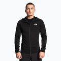 The North Face Bolt Polartec Hoodie negru pentru bărbați The North Face Bolt Polartec Hoodie negru