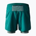 Pantaloni scurți de alergare The North Face Sunriser 2in1 forest fern/dark sage pentru bărbați The North Face Sunriser 2in1 forest fern/dark sage
