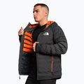 Jachetă de schi pentru bărbați The North Face Dawn Turn 50/50 Synthetic asfalt gri/roșu portocaliu 3