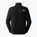 Hanorac fleece pentru bărbați The North Face 100 Glacier 1/4 Zip negru 2