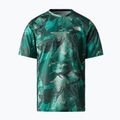 Cămașă de alergare pentru bărbați The North Face Sunriser SS lichen teal camuflaj broderie imprimare