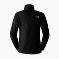 Pulover fleece pentru femei The North Face 100 Glacier Fz negru 6