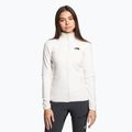Pulover fleece pentru femei The North Face 100 Glacier Fz gardenia alb
