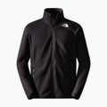 Hanorac fleece pentru bărbați The North Face 100 Glacier Full Zip negru 5