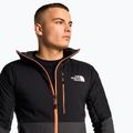 Jachetă de schi pentru bărbați The North Face Dawn Turn Hybrid Ventrix Hoodie asfalt gri/negru/portocaliu șocant 3