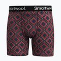 Boxeri termoactivi pentru bărbați Smartwool Merino Print Boxer Brief scarlet red