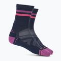 Șosete de trekking pentru femei Smartwool Hike Light Cushion Tube Stripe Crew deep navy/power pink