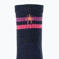 Șosete de trekking pentru femei Smartwool Hike Light Cushion Tube Stripe Crew deep navy/power pink 3