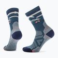 Șosete de trekking pentru femei Smartwool Hike Light Cushion New Pattern Crew twilight blue