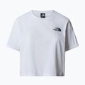 Tricou pentru femei The North Face Simple Dome Cropped Slim Tee tnf white 4