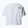 Tricou pentru femei The North Face Simple Dome Cropped Slim Tee tnf white 5