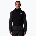 Jachetă hibridă pentru bărbați The North Face Elixir Hybrid Ventrix Midlayer gri asfalt / negru