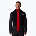 Jachetă hibridă pentru bărbați The North Face Elixir Hybrid Ventrix Midlayer gri asfalt / negru 4