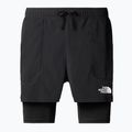 Pantaloni scurți de alergare pentru bărbați The North Face Sunriser 2In1 Short 4In negru 4