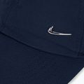 Șapcă Nike Dri-Fit Club Unstructured Metal Swoosh midnight navy/metallic silver 3