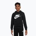 Hanorac pentru copii Nike Club Fleece negru/alb 5