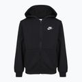 Bluză pentru copii Nike Club Fleece black/white