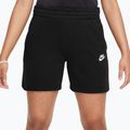 Pantaloni scurți pentru copii Nike Sportswear Club Fleece negru/negru/alb 3