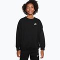 Bluză pentru copii Nike Sportswear Club Fleece university black/white