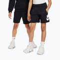Pantaloni scurți pentru copii Nike Sportswear Club Fleece black/white