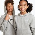 Bluză pentru copii Nike Sportswear Club Fleece dark grey heather/base grey/white 4