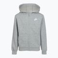 Bluză pentru copii Nike Sportswear Club Fleece dark grey heather/base grey/white