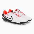 Încălțăminte de fotbal Nike Tiempo Legend 10 Academy MG white/black/bright crimson 4